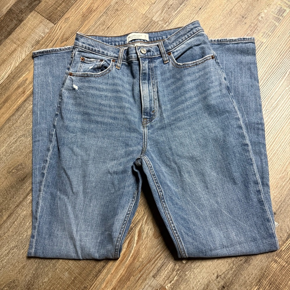 Abercrombie & Fitch 90’s slim straight High Rise - curve love